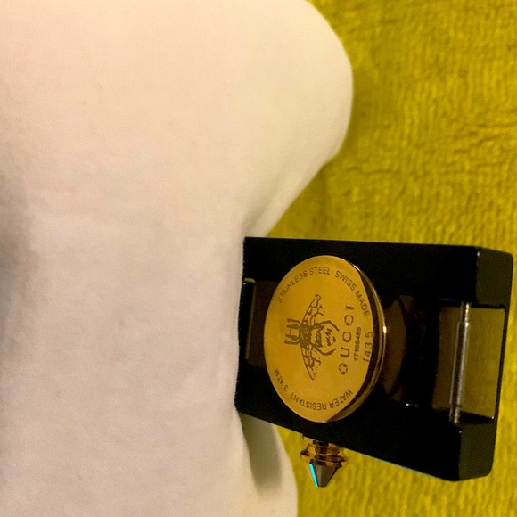 Gucci Plaxiglass & Stainless Steel Skeleton Stud Quart Watch - Picture 10 of 12